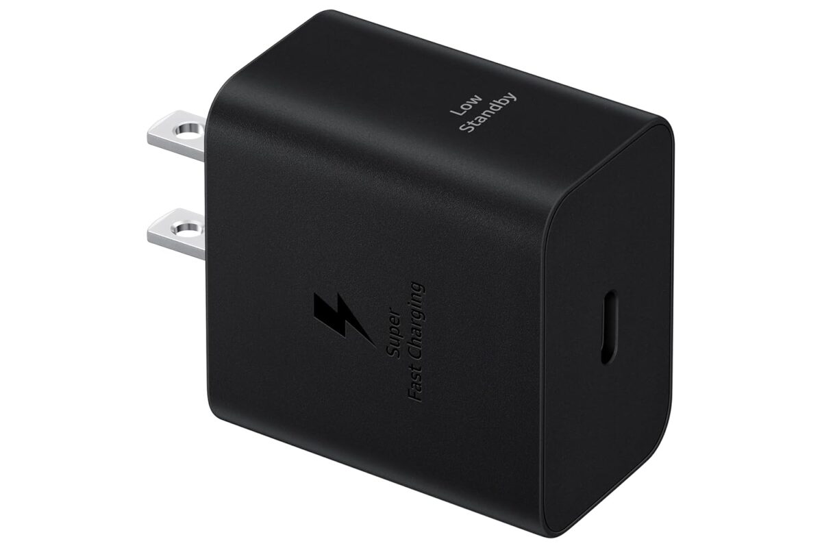 SAMSUNG 45W Wall Charger Power Adapter with Cable Included, Super Fast Charging for Galaxy Phones, Tablets and USB Type C Devices, Low Standby Power Consumption, EP-T4511XBEGUS,...