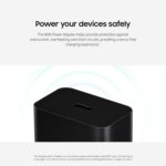 SAMSUNG 45W Wall Charger Power Adapter with Cable Included, Super Fast Charging for Galaxy Phones, Tablets and USB Type C Devices, Low Standby Power Consumption, EP-T4511XBEGUS,...