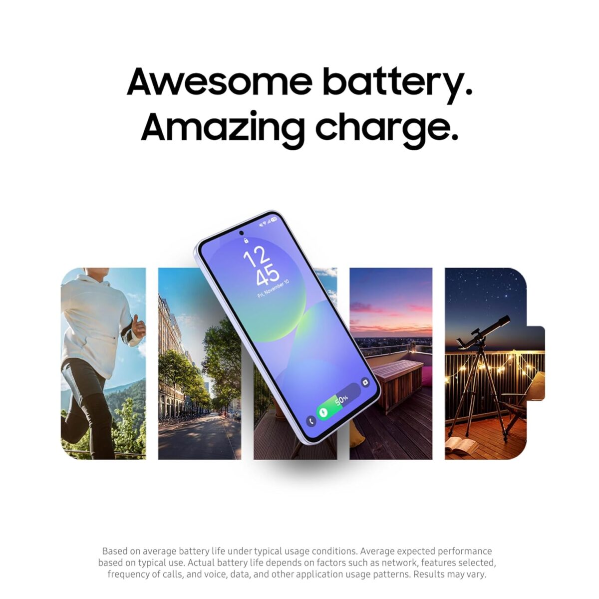 Samsung Galaxy A36 5G A Series, 128GB Unlocked Android Smartphone, AMOLED Display, Rugged Design, 5G Connectivity, Affordable Performance, US Version, 2025, US 1 Yr Warranty,...