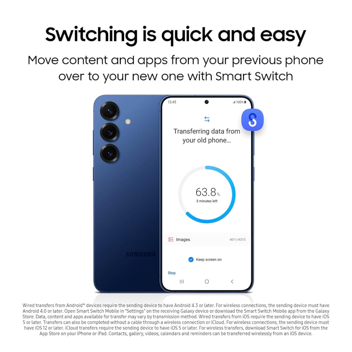 Samsung Galaxy S25+ Cell Phone, 512GB Smartphone, Unlocked Android, AI Night Mode Camera, Snapdragon 8 Elite Fast Processor, ProScaler Display, 4900mAh Battery, 2025, US 1 Yr...