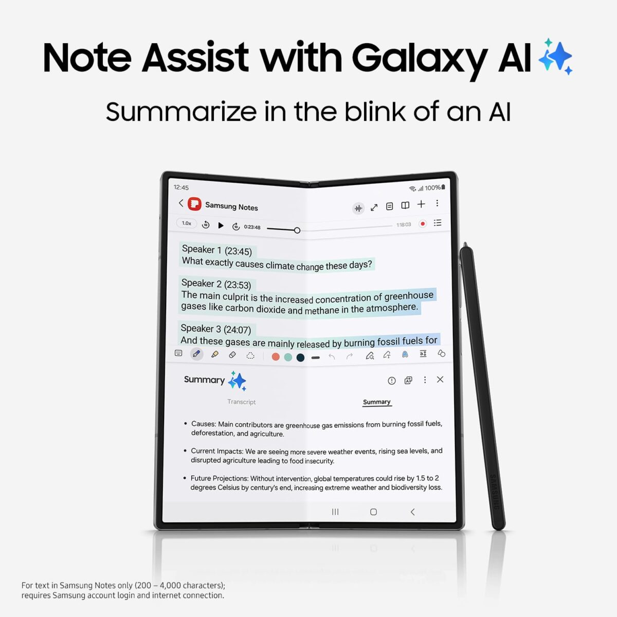 Samsung Galaxy Z Fold 6, 512GB Unlocked Android Smartphone, Circle to Search, Hands-Free Interpreter, AI Photo Edits, Foldable Display for Multitasking, 2024, US 1 Yr Warranty,...