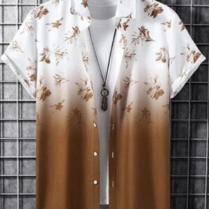 DeFacto Men's Printed Tunic Shirt