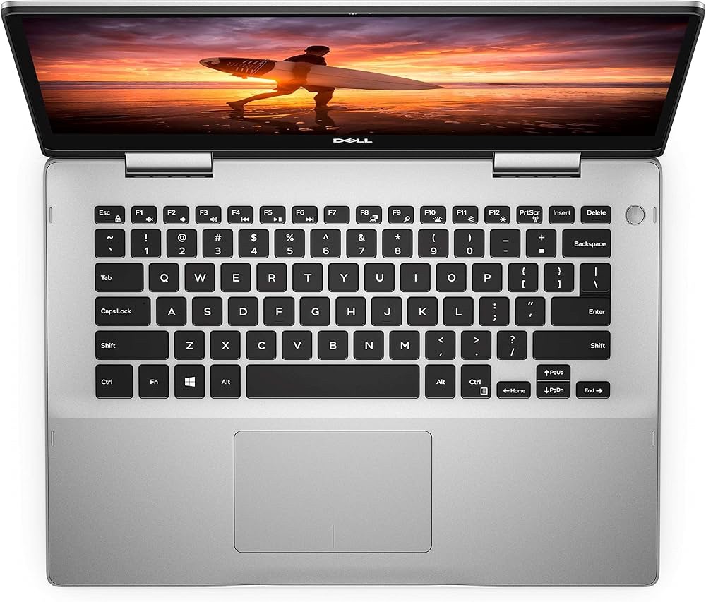 Dell Inspiron 14 5000 2-in-1 14 Inch FHD Touchscreen Convertible Laptop (Silver) Intel Core i5-8265U, 8 GB RAM, 256 GB SSD, Windows 10-UK Used not in box